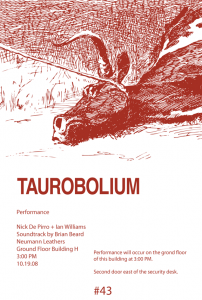 Taurobolium Poster with Remington Image Taurobolium Poster with Remington Image