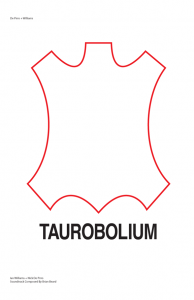 Taurobolium Poster with Neumann Emblem Taurobolium Poster with Neumann Emblem