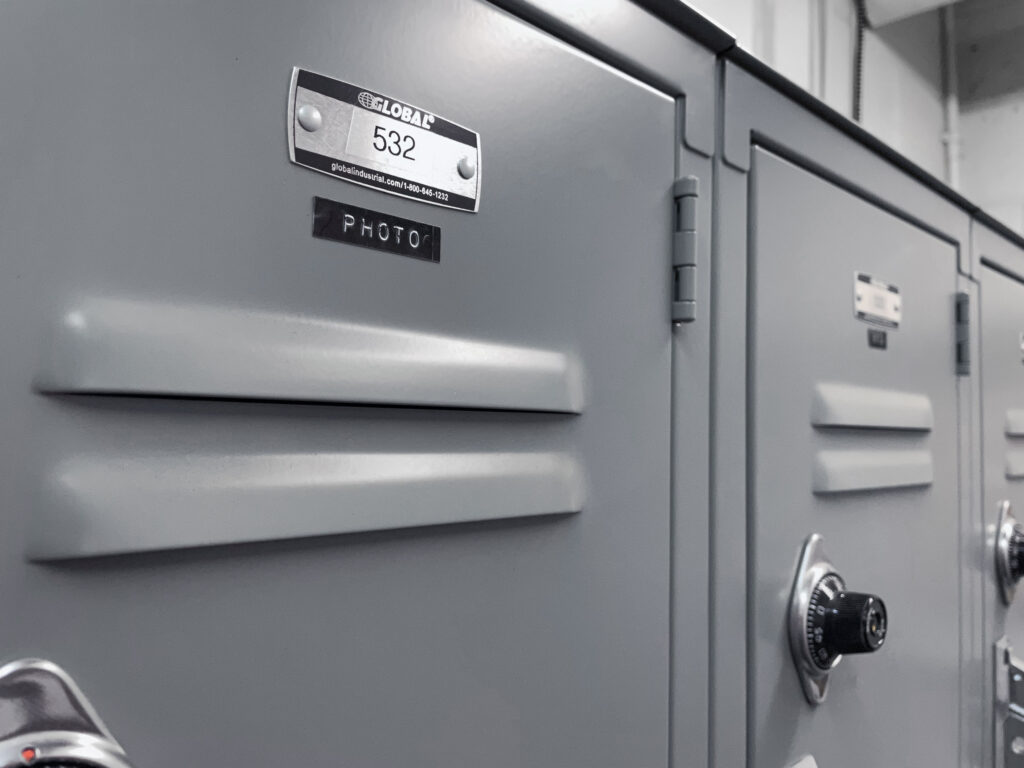 Lockers at Project Studios