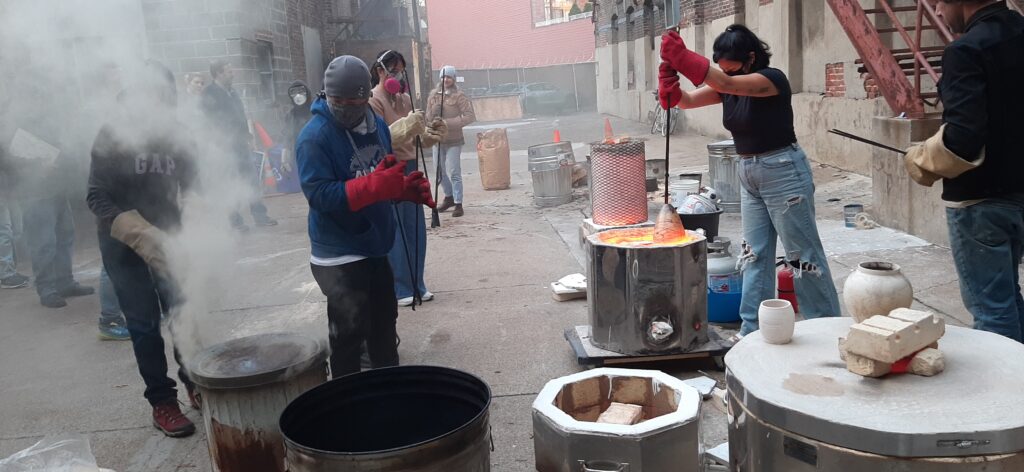 Outdoor Western Raku at Project Studios in Hoboken